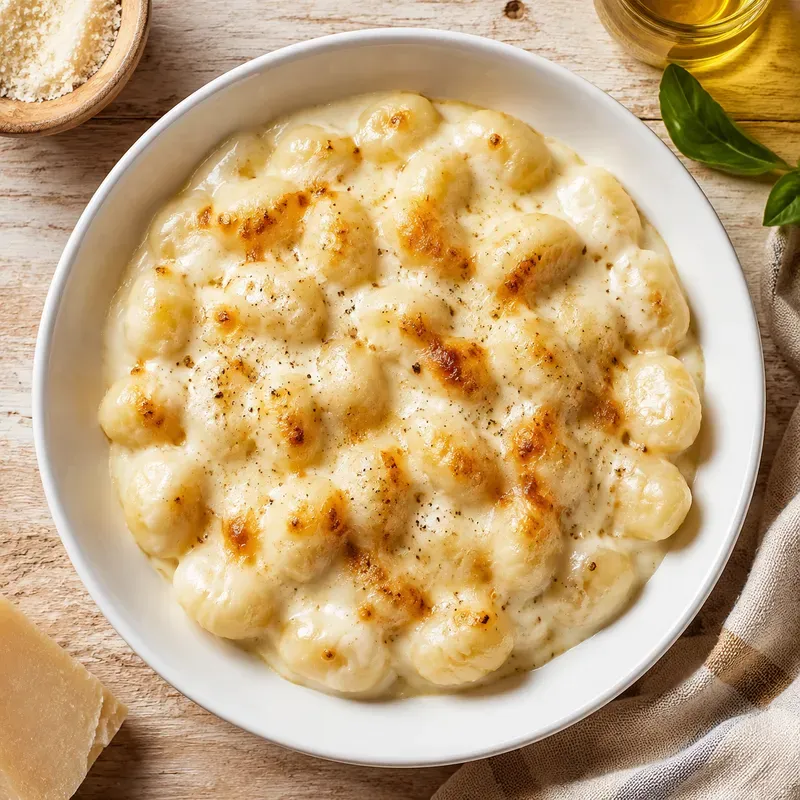 Gnocchi aos Quatro Queijos