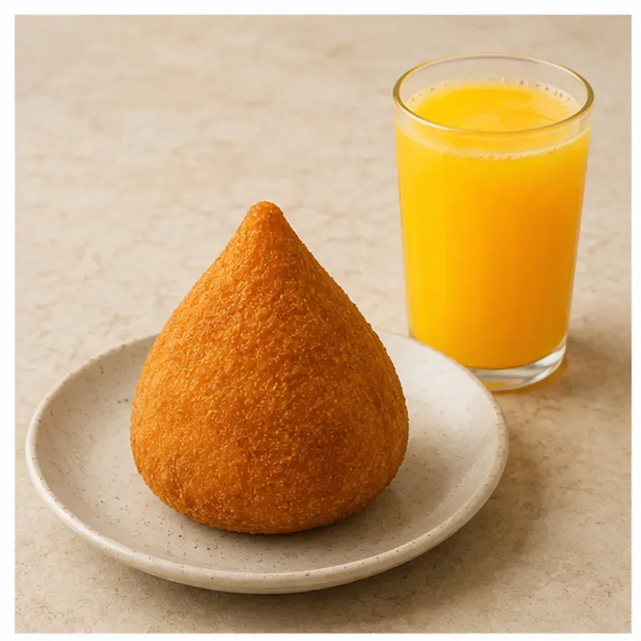 Combo Coxinha + Suco