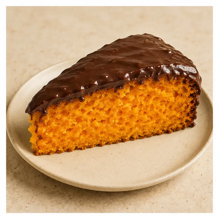 Bolo de Cenoura com Chocolate